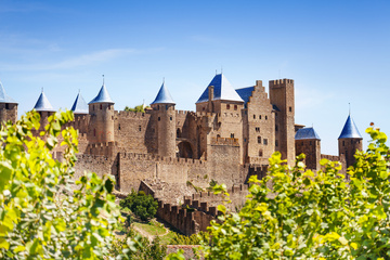 Vue de la cité médiévale de Carcassonne 